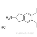 1H-Inden-2-amina, 5,6-dietil-2,3-di-hidro- cloridrato CAS 312753-53-0